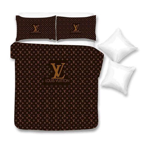 louis vuitton bed set twin|authentic louis vuitton bedding set.